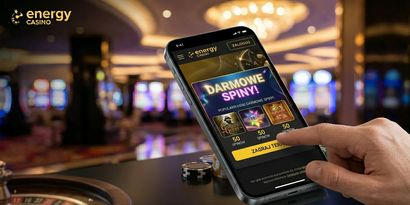 Darmowe spiny w Energy Casino — Gonzo's Quest, Starburst, Book of Dead